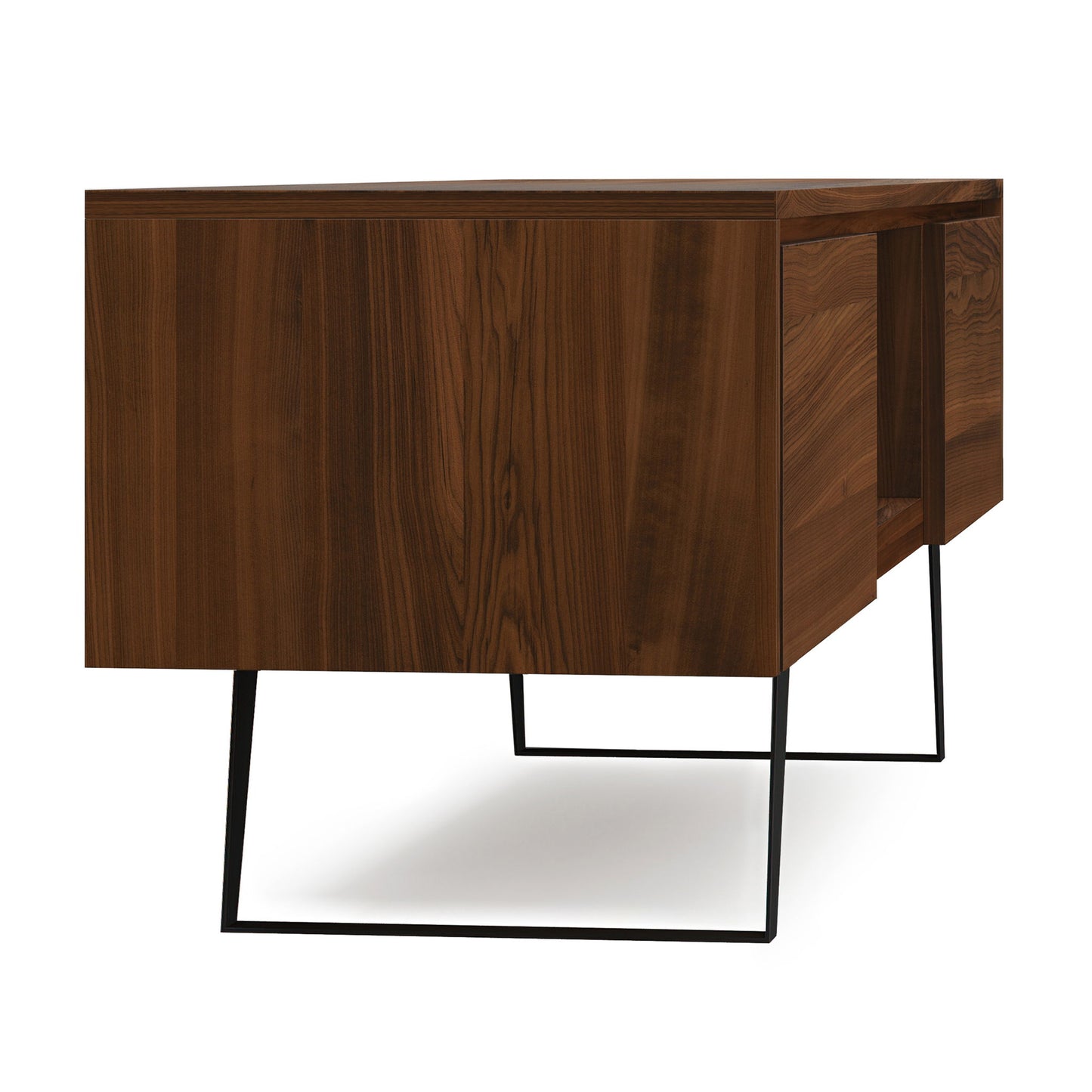 Lowry - Handcrafted TV Media Stand - Walnut Simpli-Home