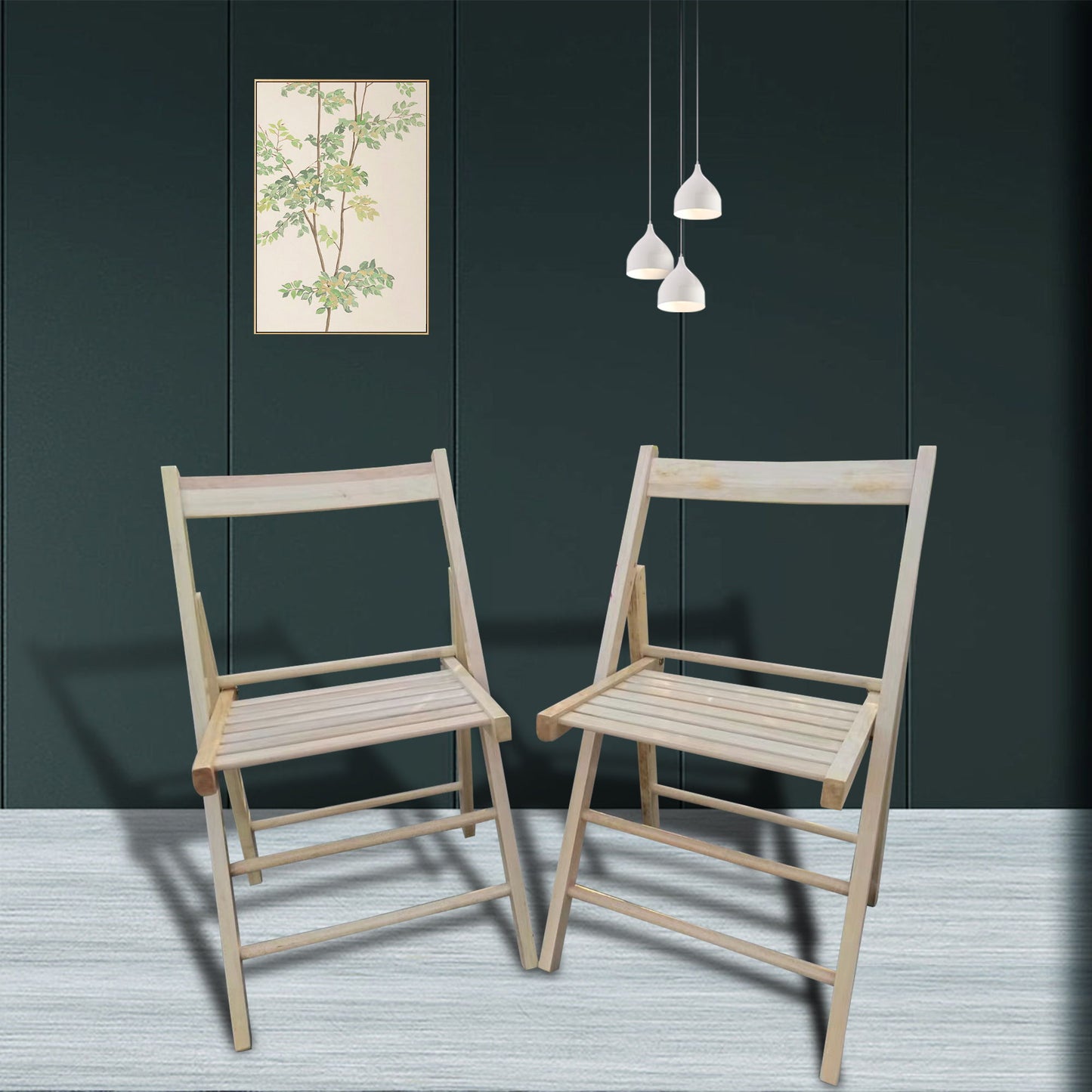Folding Chair, Foldable Style (Set of 2) Home Essentials