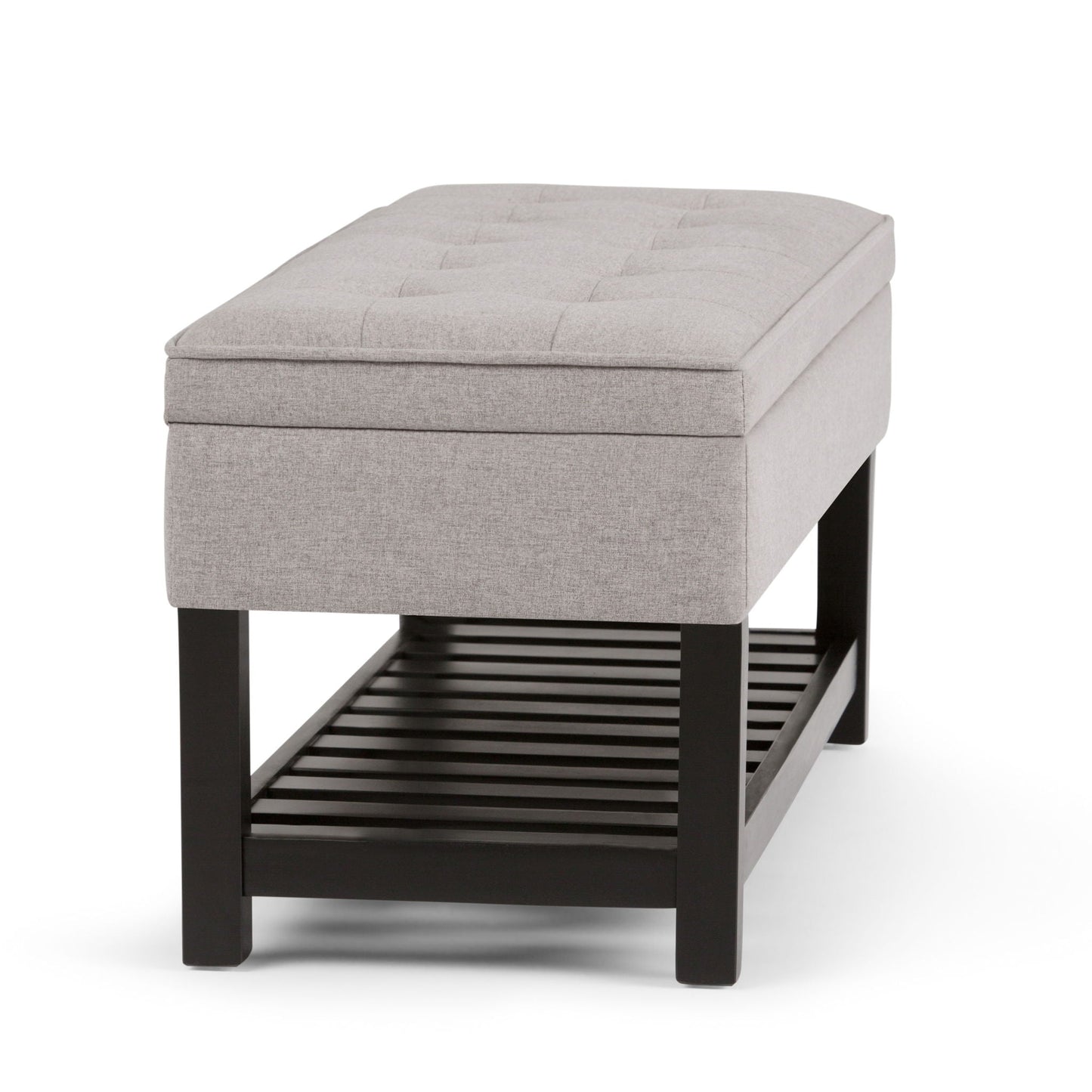Cosmopolitan - Storage Ottoman Bench With Open Bottom Simpli-Home
