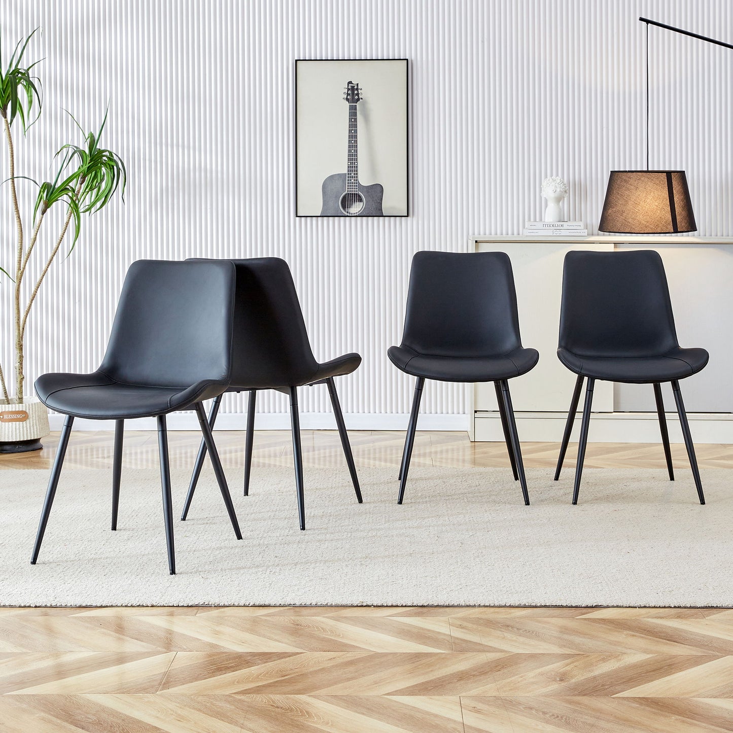 Modern Medieval Style Restaurant Cushioned Chairs With Suede Backrests Home Essentials