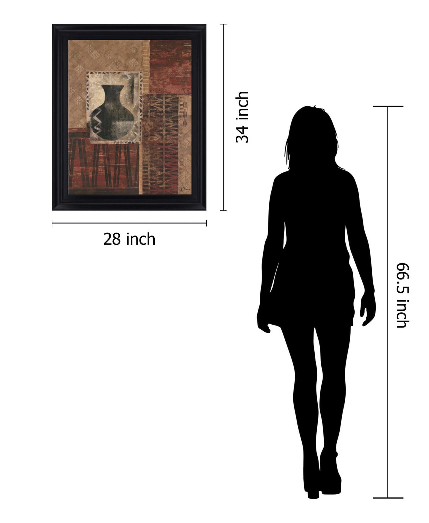 Earth Echoes - 28" x 34" Framed Wall Art Classy Art