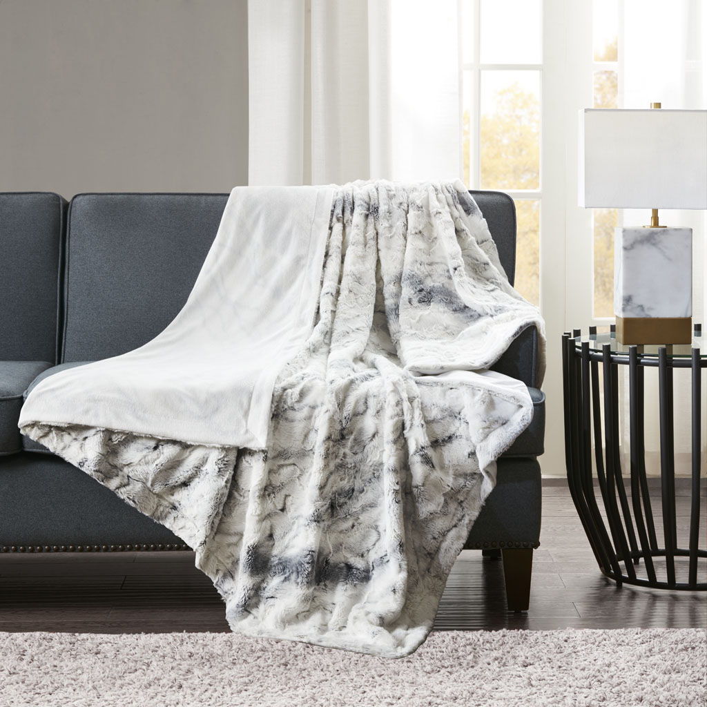 Sachi - Oversized Throw - Gray Madison Park