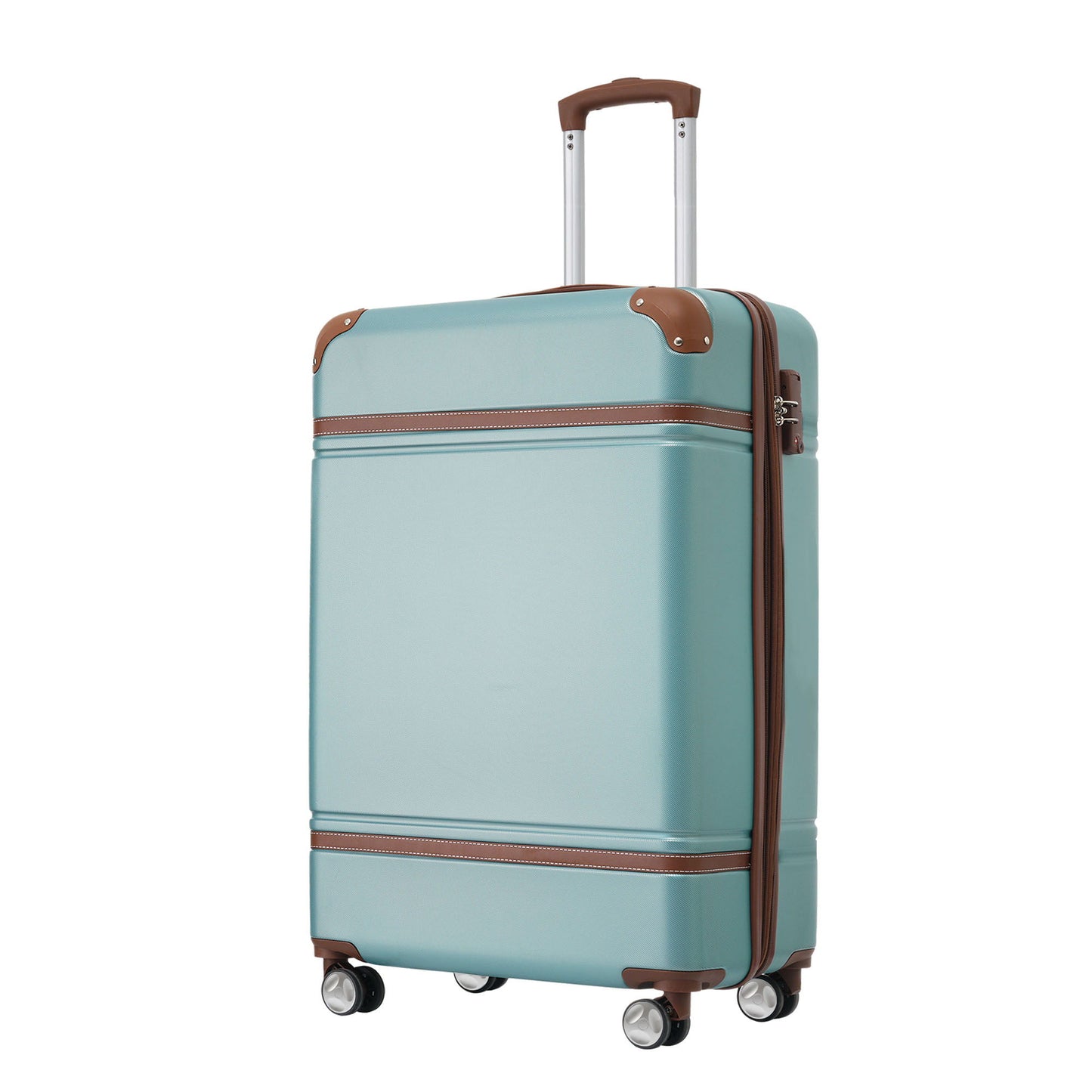 20" Luggage 1 Piece With Tsa Lock, Lightweight Suitcase Spinner Wheels, Carry On Vintage Luggage Daily Nest