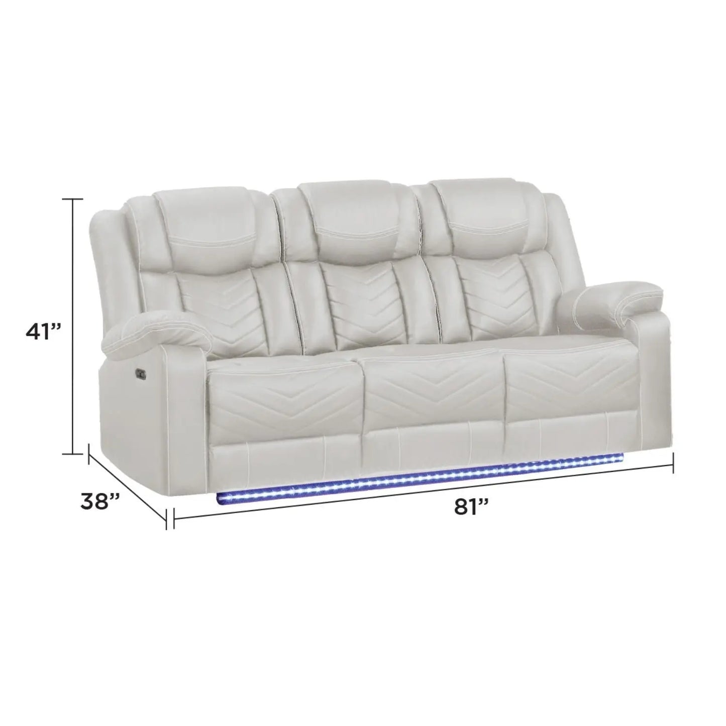Challenger - LED Power Recliner Set Matrix Furniture Group