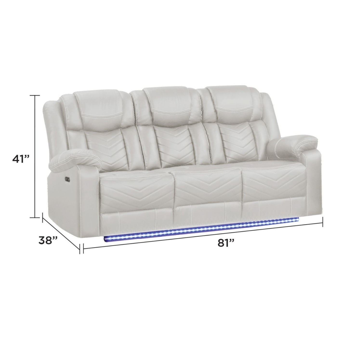 Challenger - LED Power Recliner Set Matrix Furniture Group