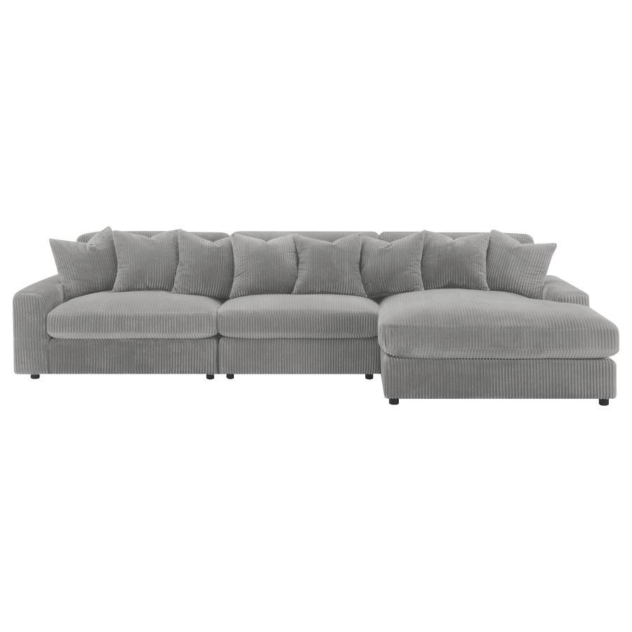 Blaine - Reversible Upholstered Chaise Sectional Sofa Coaster Fine Furniture