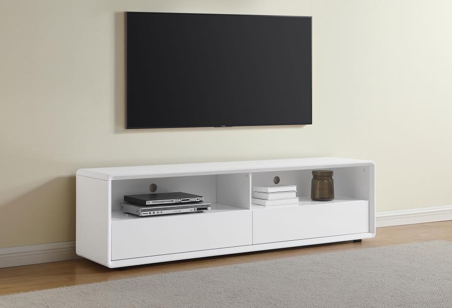 Ellice - TV Stand Media Console - White Coaster Fine Furniture