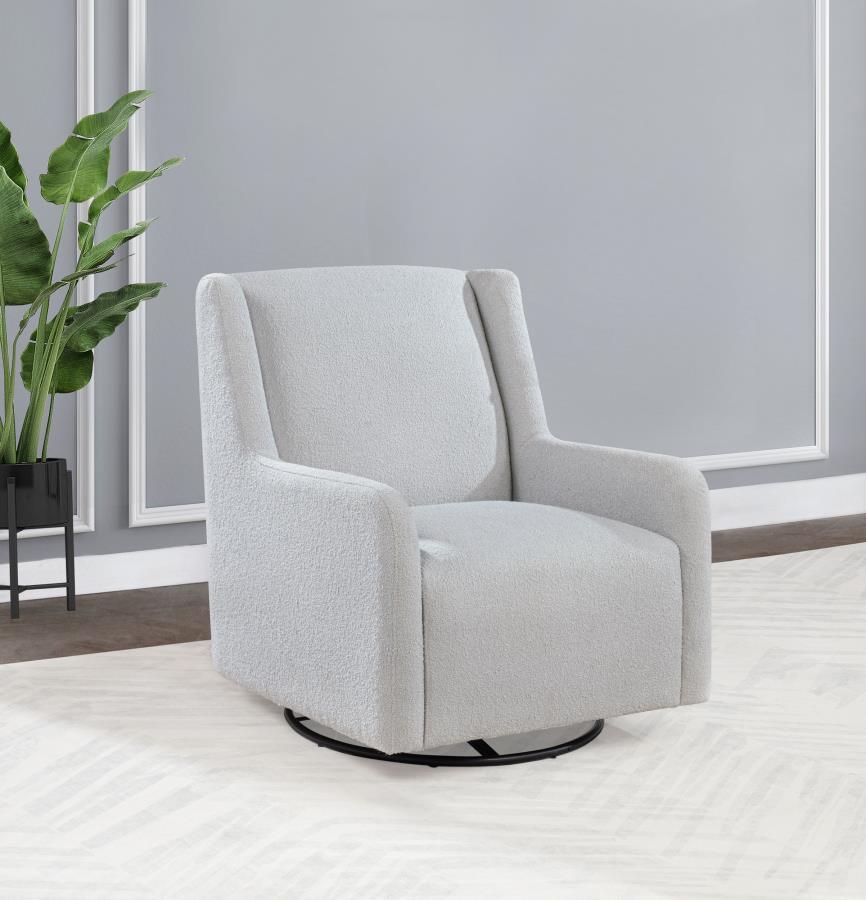 Serra - Boucle Upholstered Swivel Glider Recliner Coaster Fine Furniture
