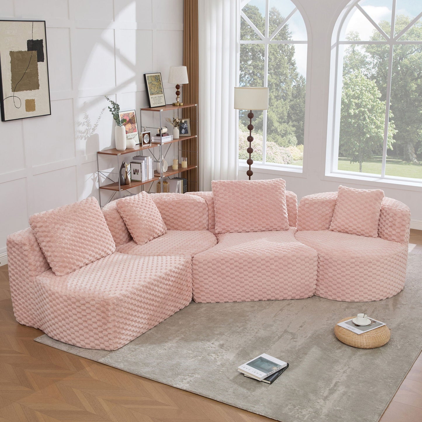 Modular Sectional Sofa With Free Combination Design Hearth and Haven