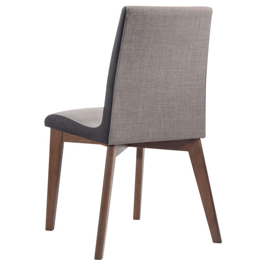 Redbridge - Upholstered Dining Side Chair (Set of 2) - Natural Walnut CoasterEveryday