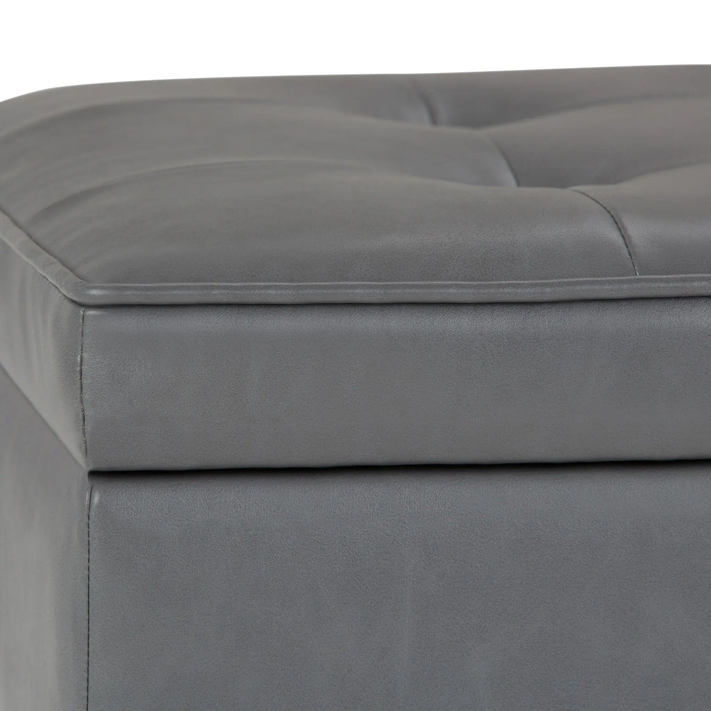 Cosmopolitan - Storage Ottoman Bench With Open Bottom Simpli-Home