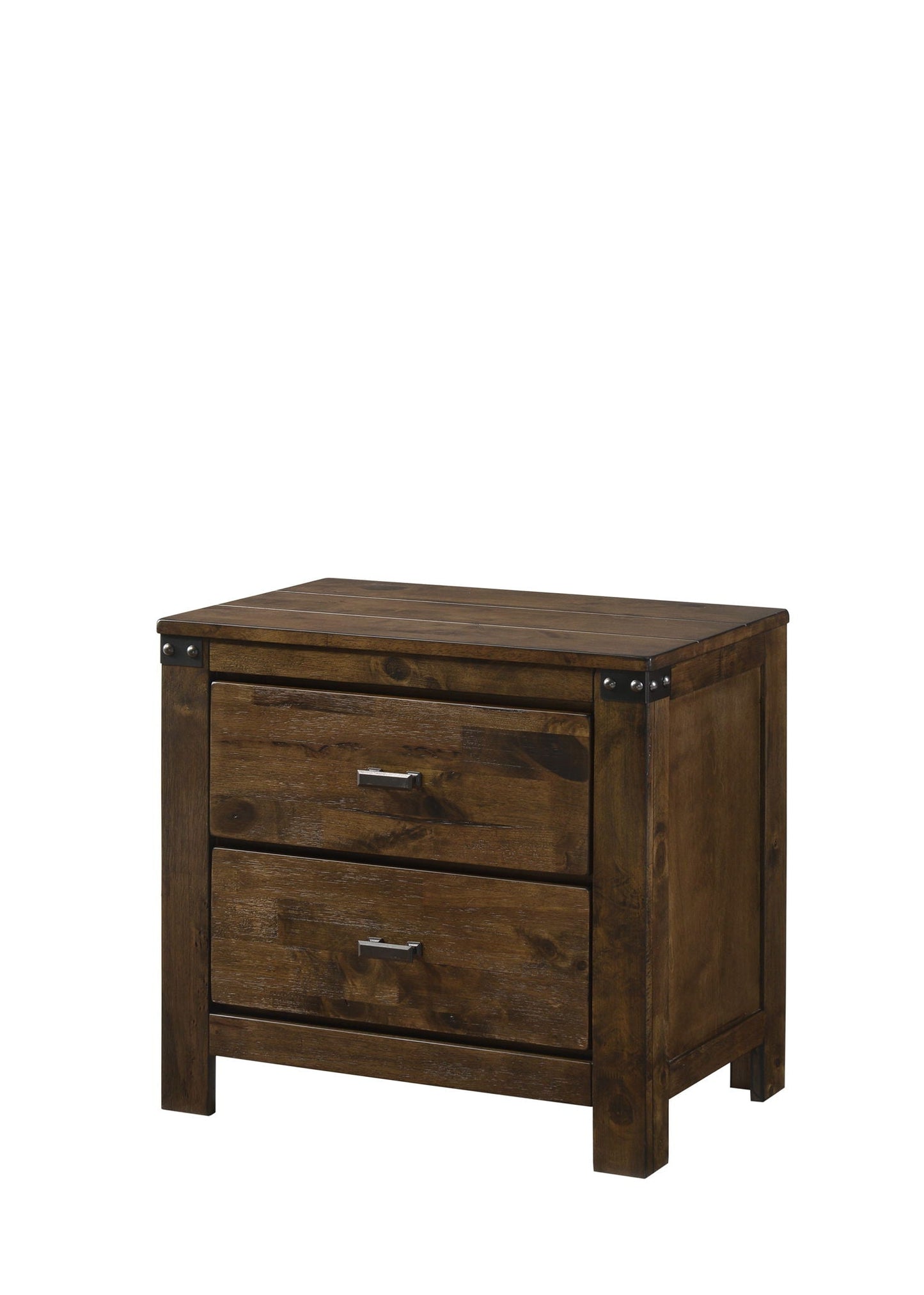 Curtis - Nightstand - Dark Oak Crown Mark
