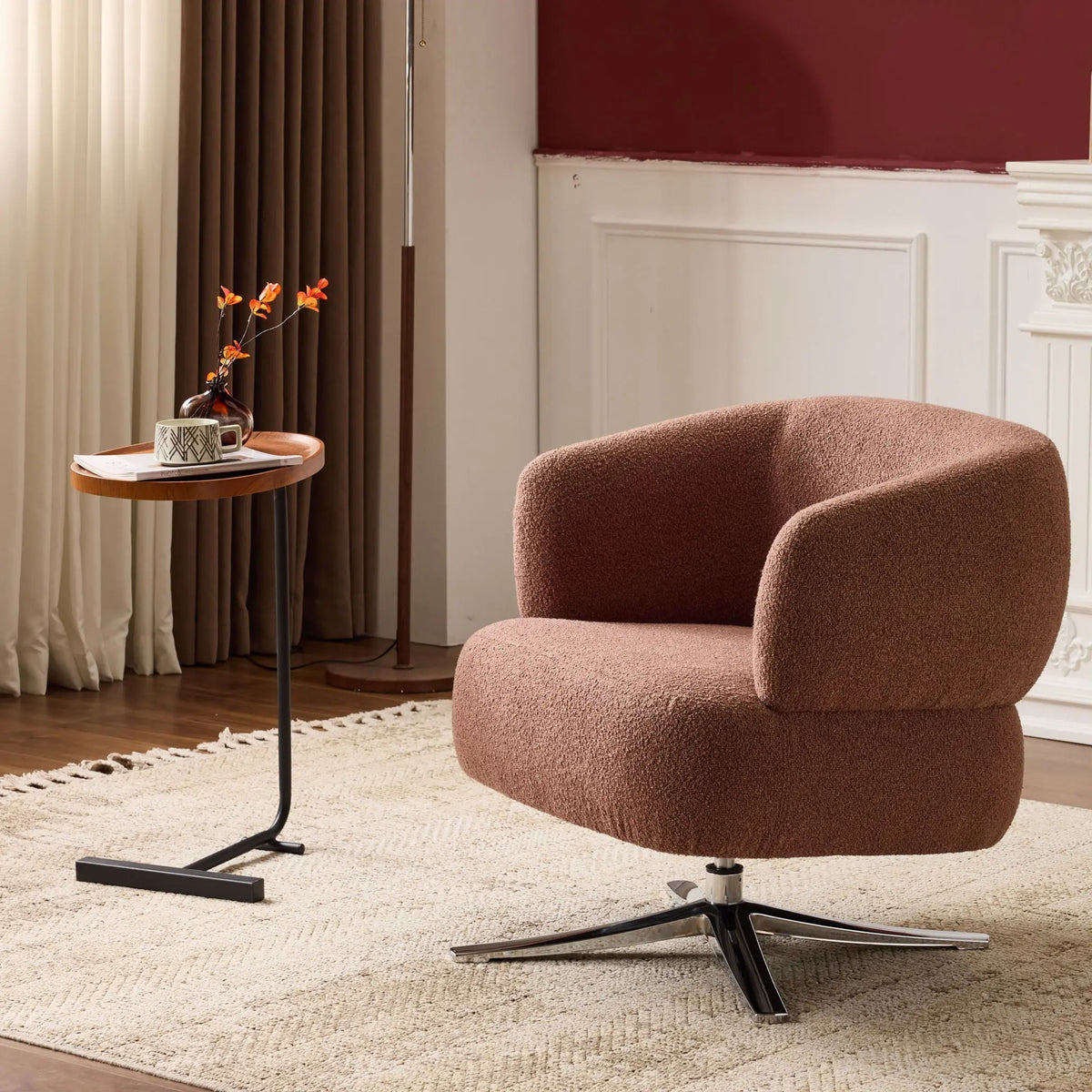 Cuddle Style Leisure Swivel Sofa Chair Home Essentials