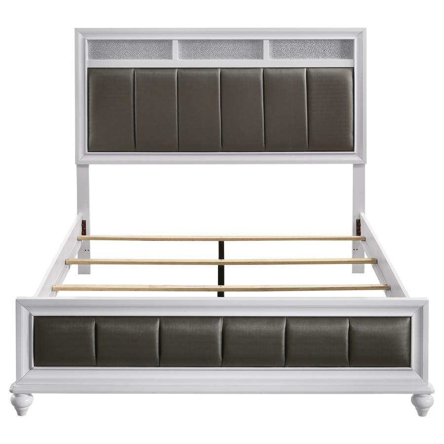 Barzini - Upholstered Panel Bed CoasterEveryday
