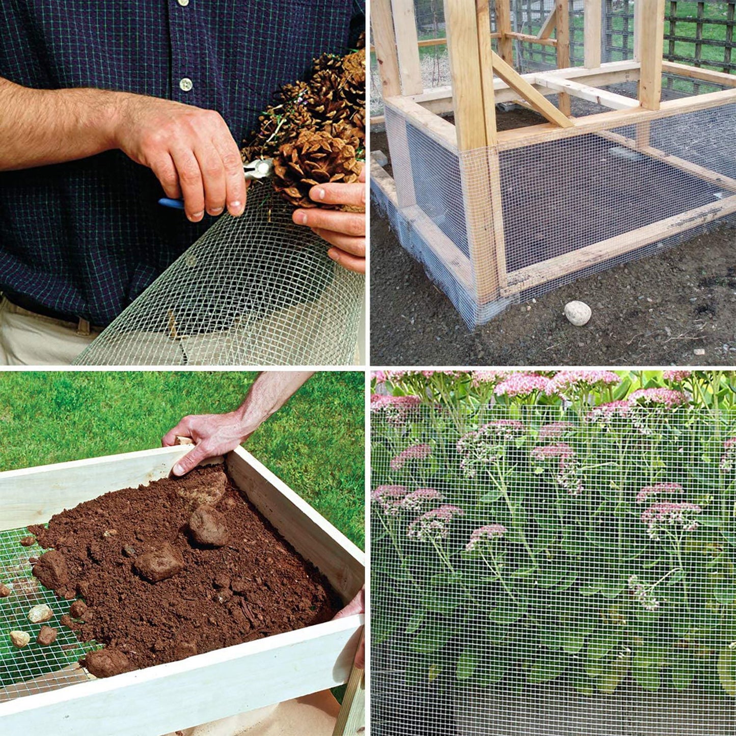 Galvanized Hardware Cloth, Wire Fence Roll For Gardening And Animal Protection - Silver Daily Nest