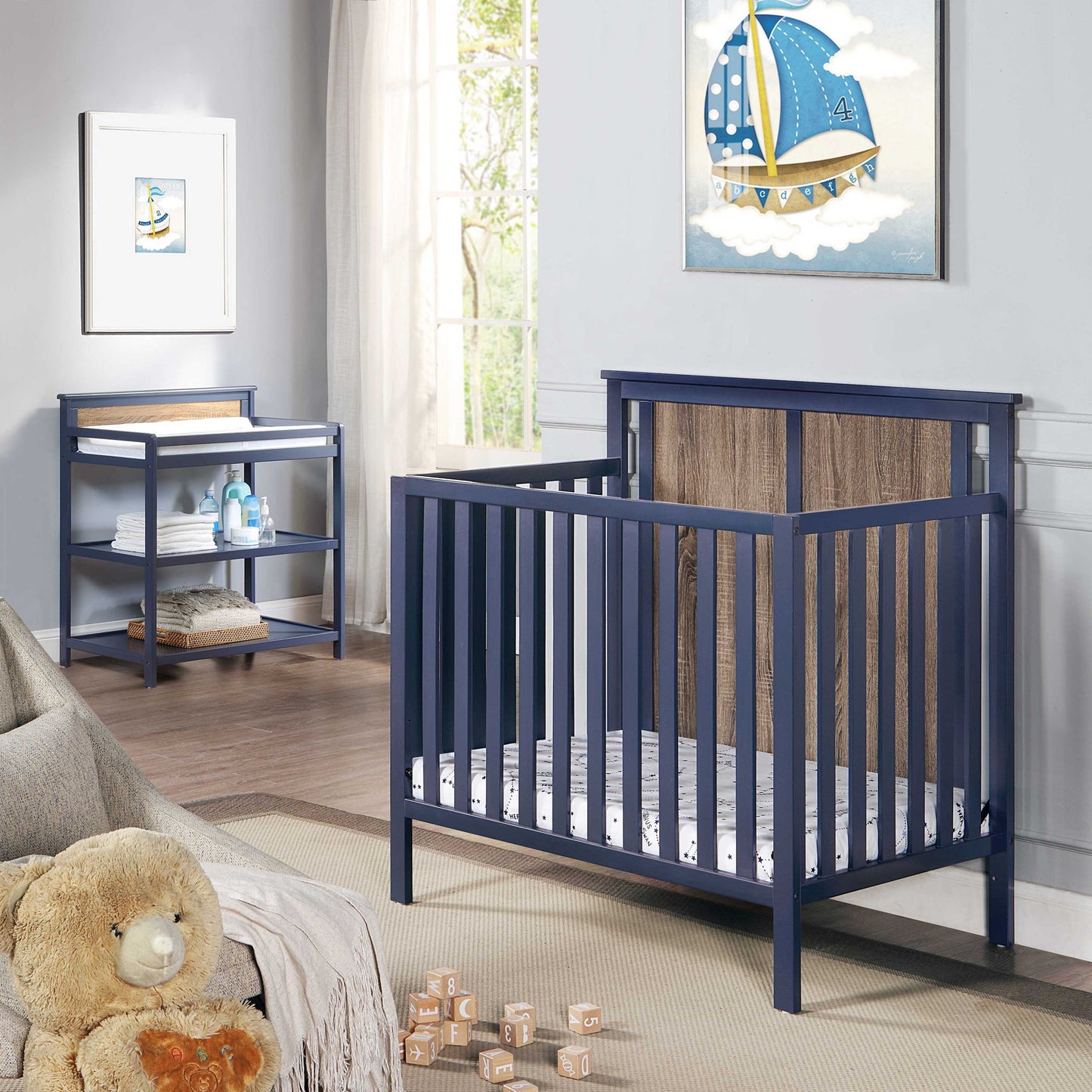 Connelly - Mini Crib With Mattress Pad Suite Bebe
