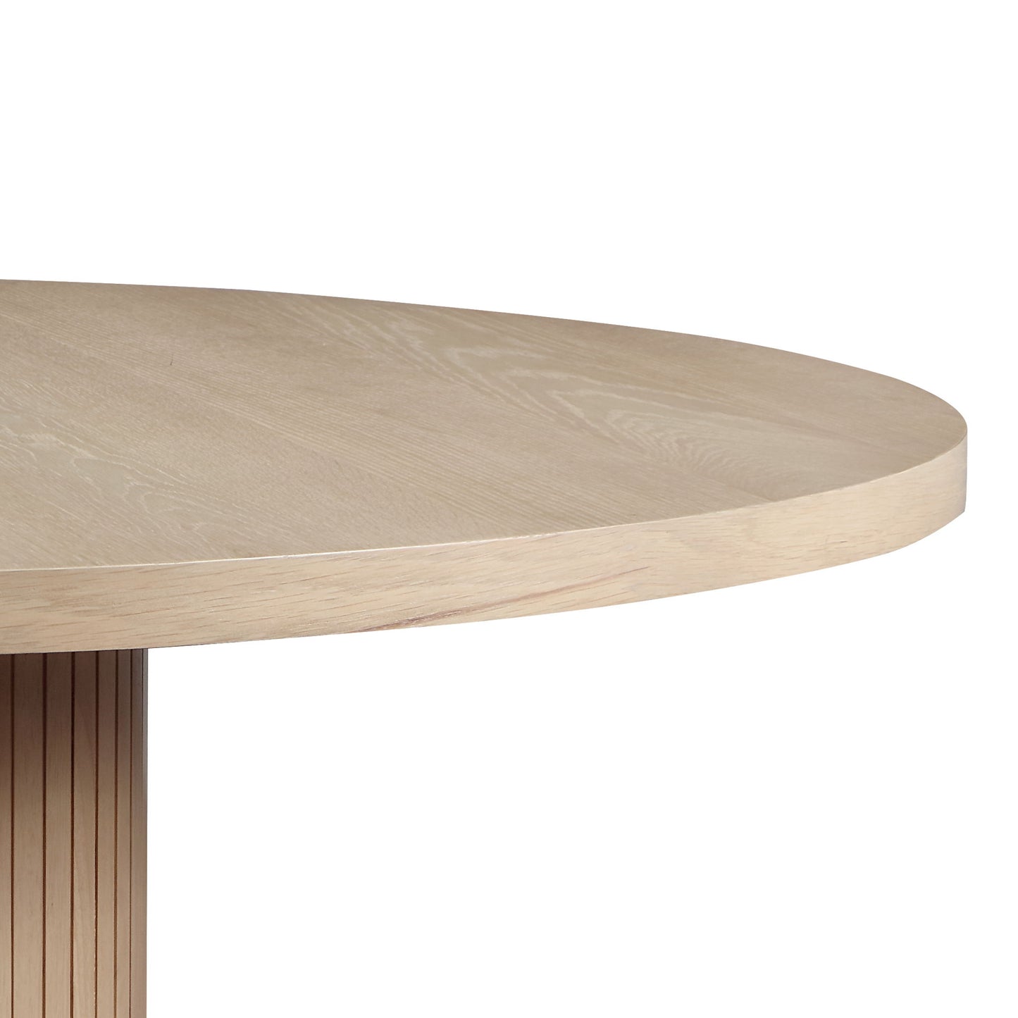 Caspian - Wide Dining Table - Oak Finish Lilola Home