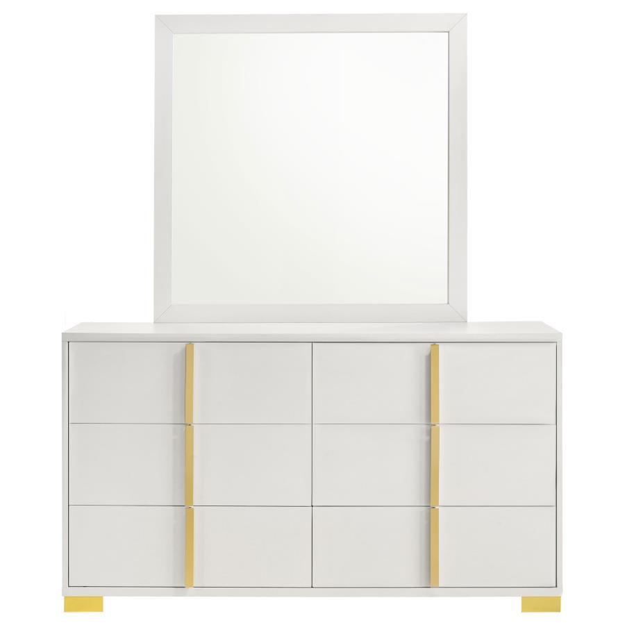 Marceline - 6-Drawer Dresser With Mirror Coaster Fine Furniture