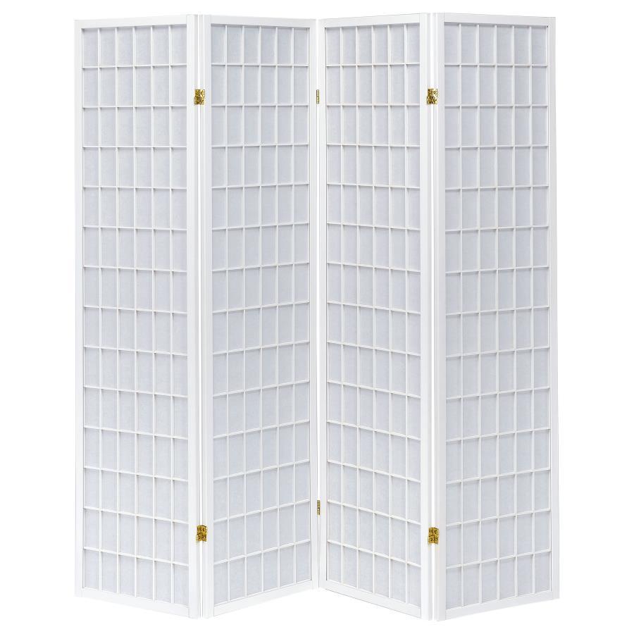 Roberto - 4-Panel Room Divider Folding Shoji Screen CoasterEveryday