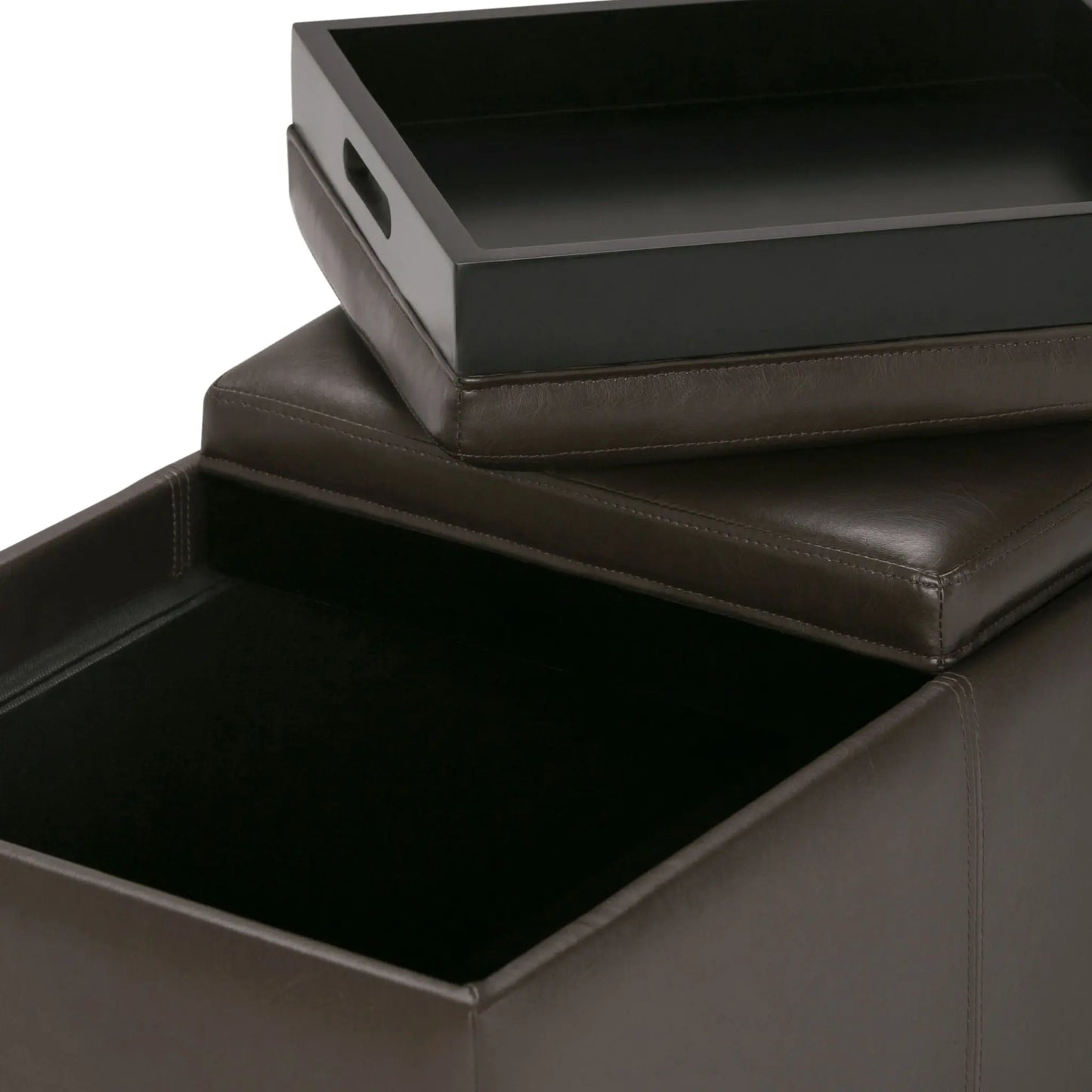 Avalon - Upholstered Storage Ottoman Simpli-Home