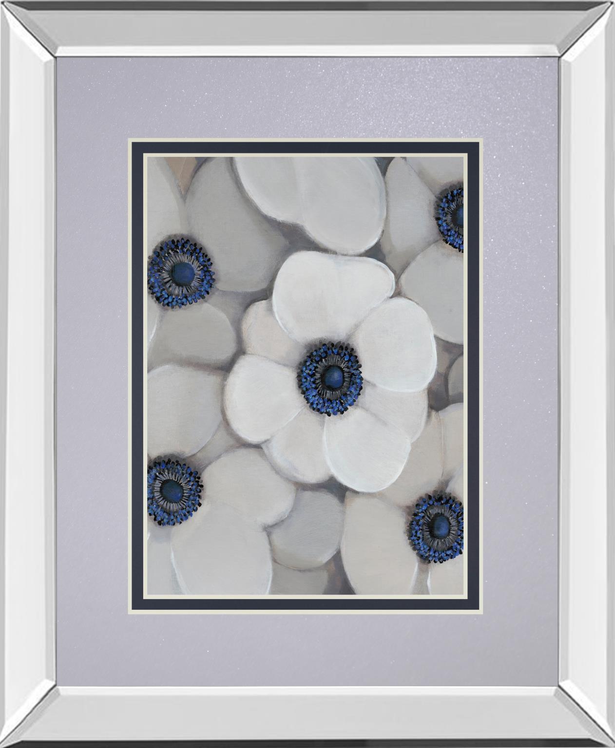 White Anemone I By Tim OToole - Dark Gray Classy Living