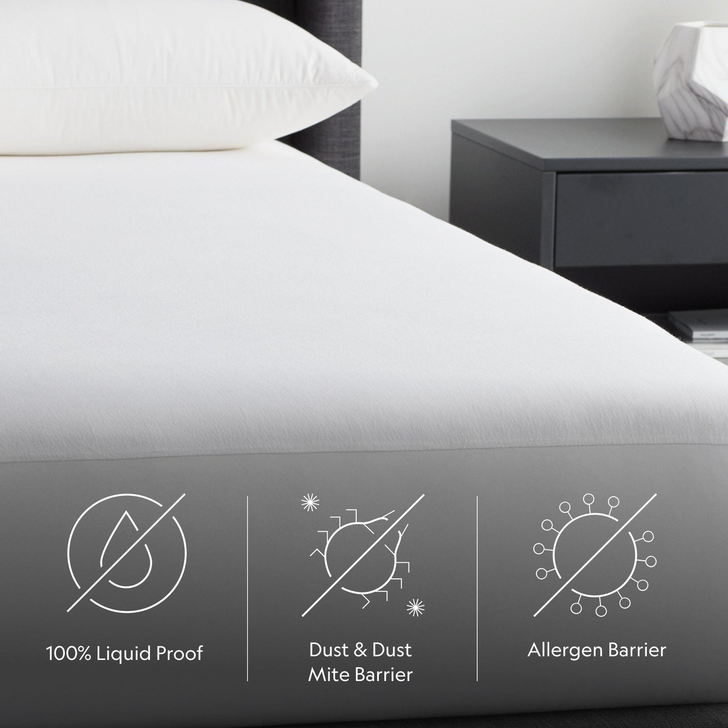 Five 5ided - Smooth Mattress Protector Malouf