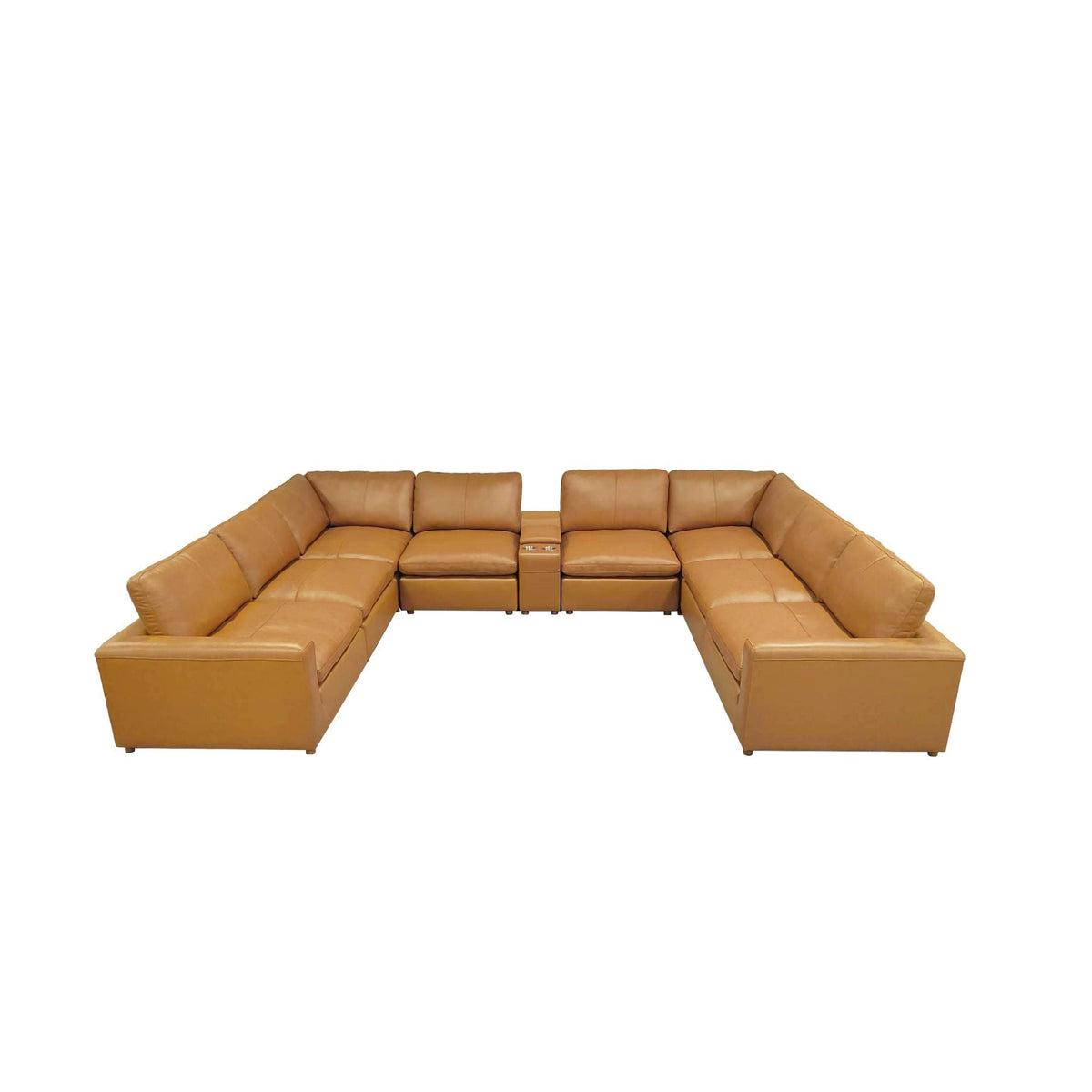 Large Upholstered Seating Modular Sectional Home Essentials