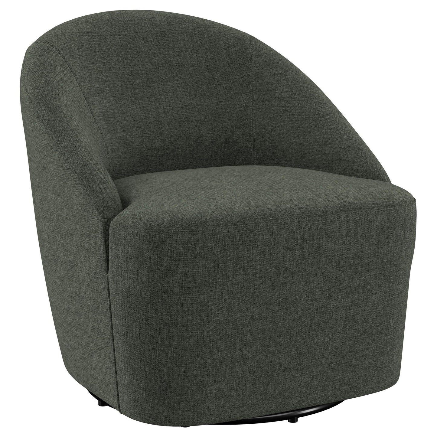 Leon - Upholstered Barrel Accent Swivel Chair Coaster Fine Furniture
