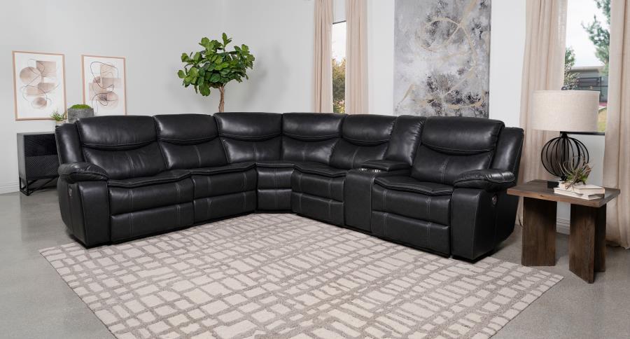Sycamore - Upholstered Power Reclining Sectional Sofa Coaster Fine Furniture