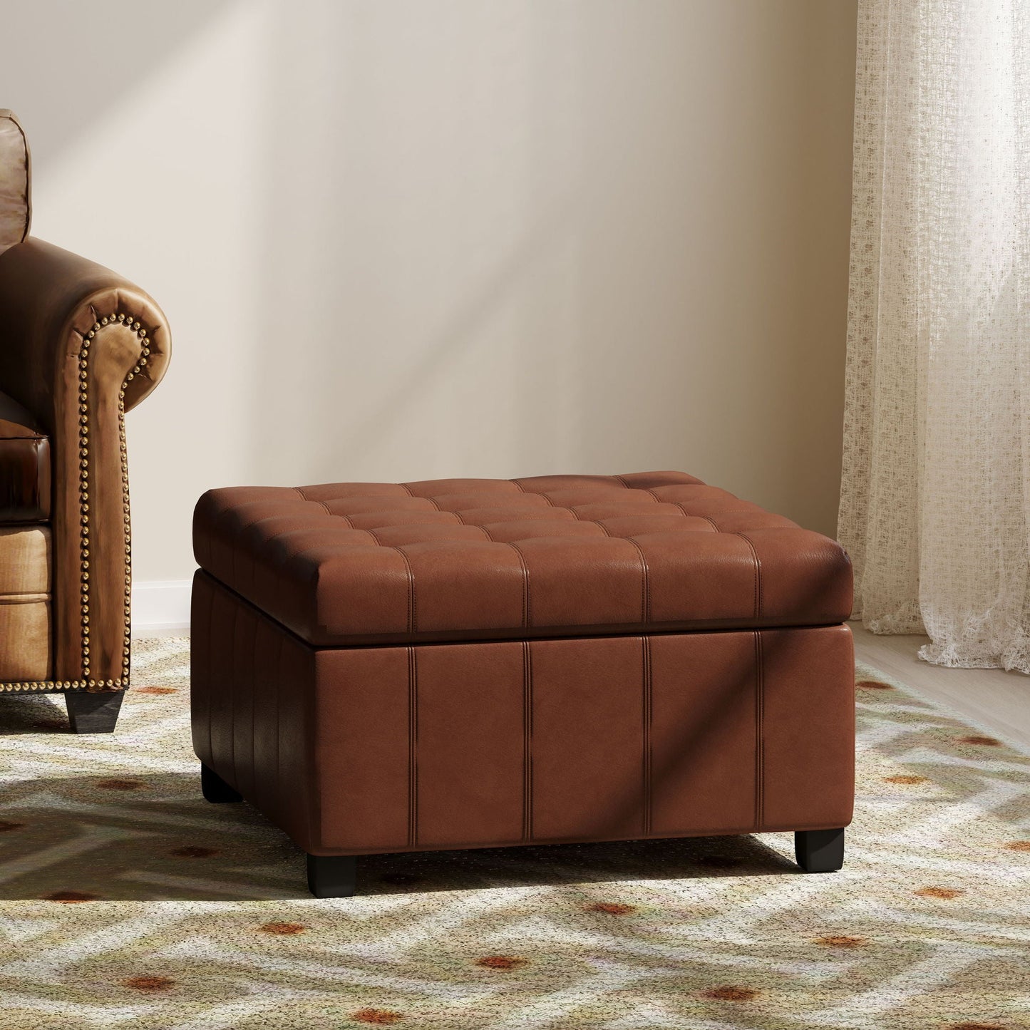 Storage Ottoman For Living Room Noble House