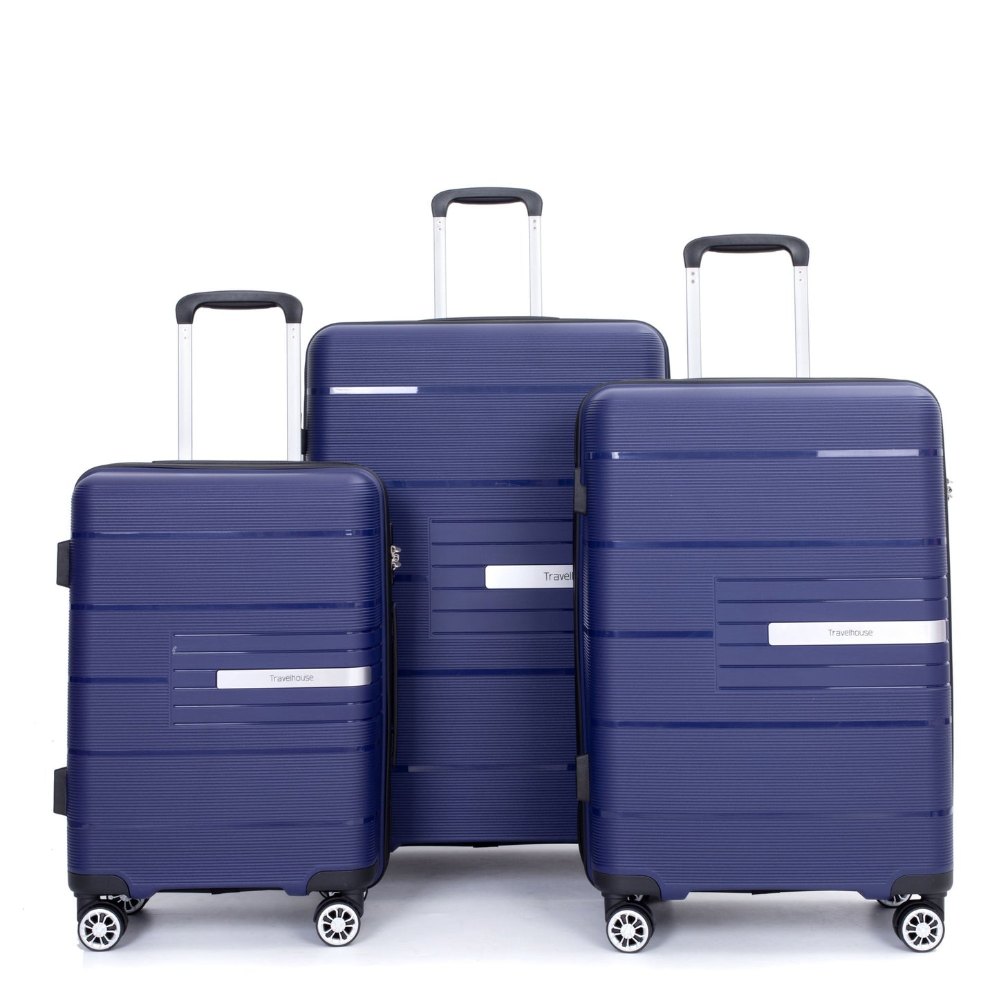 Hardshell Suitcase Double Spinner Wheels Luggage Sets, Lightweight With Tsa Lock, 3 Piece Set Daily Nest