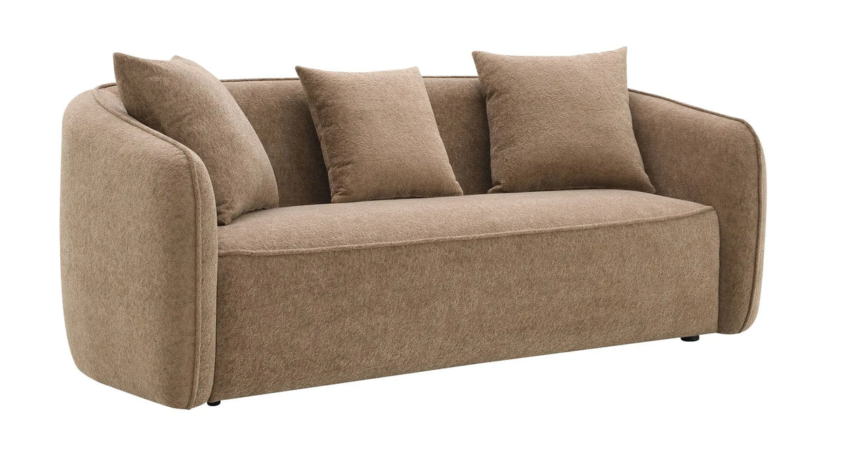 Keith - Chenille 3 Piece Living Room Set (Comes With Matching Color Toss Pillows) Acme