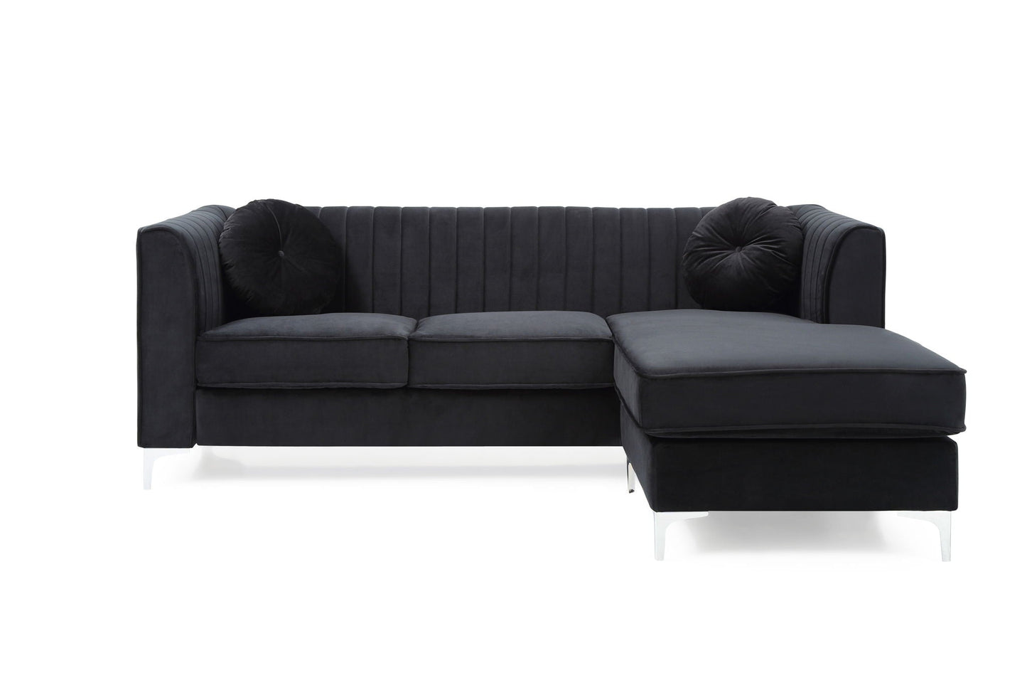 Delray - Micro Suede Sofa Chaise Glory Furniture