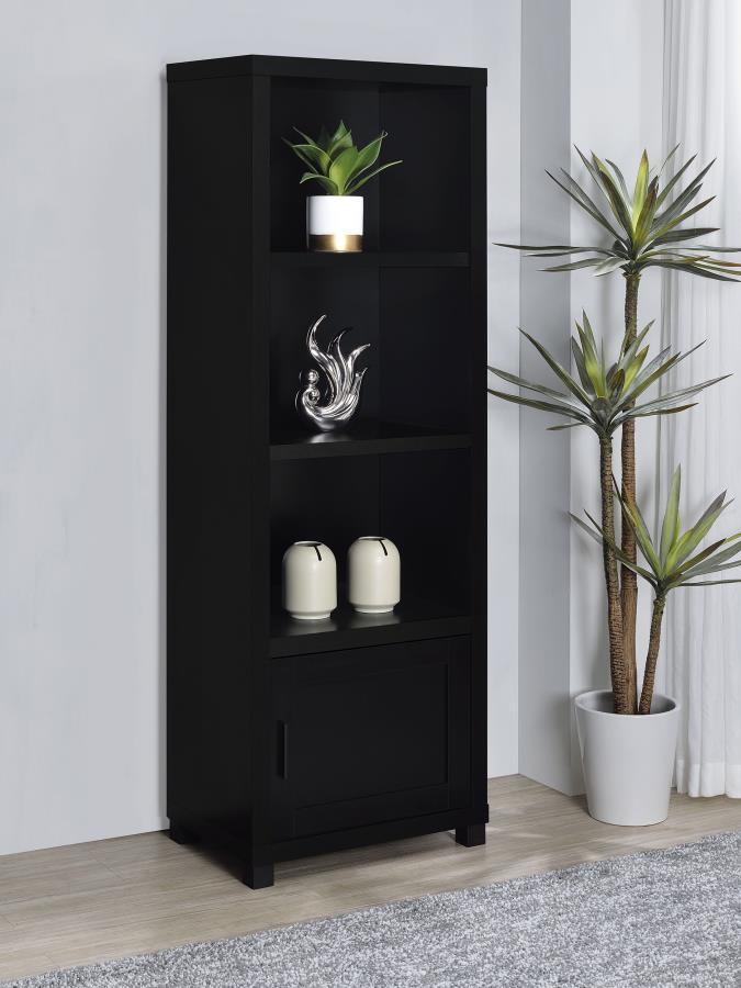 Jupiter - 3-Shelf Engineered Wood Media Tower - Black Coaster Fine Furniture