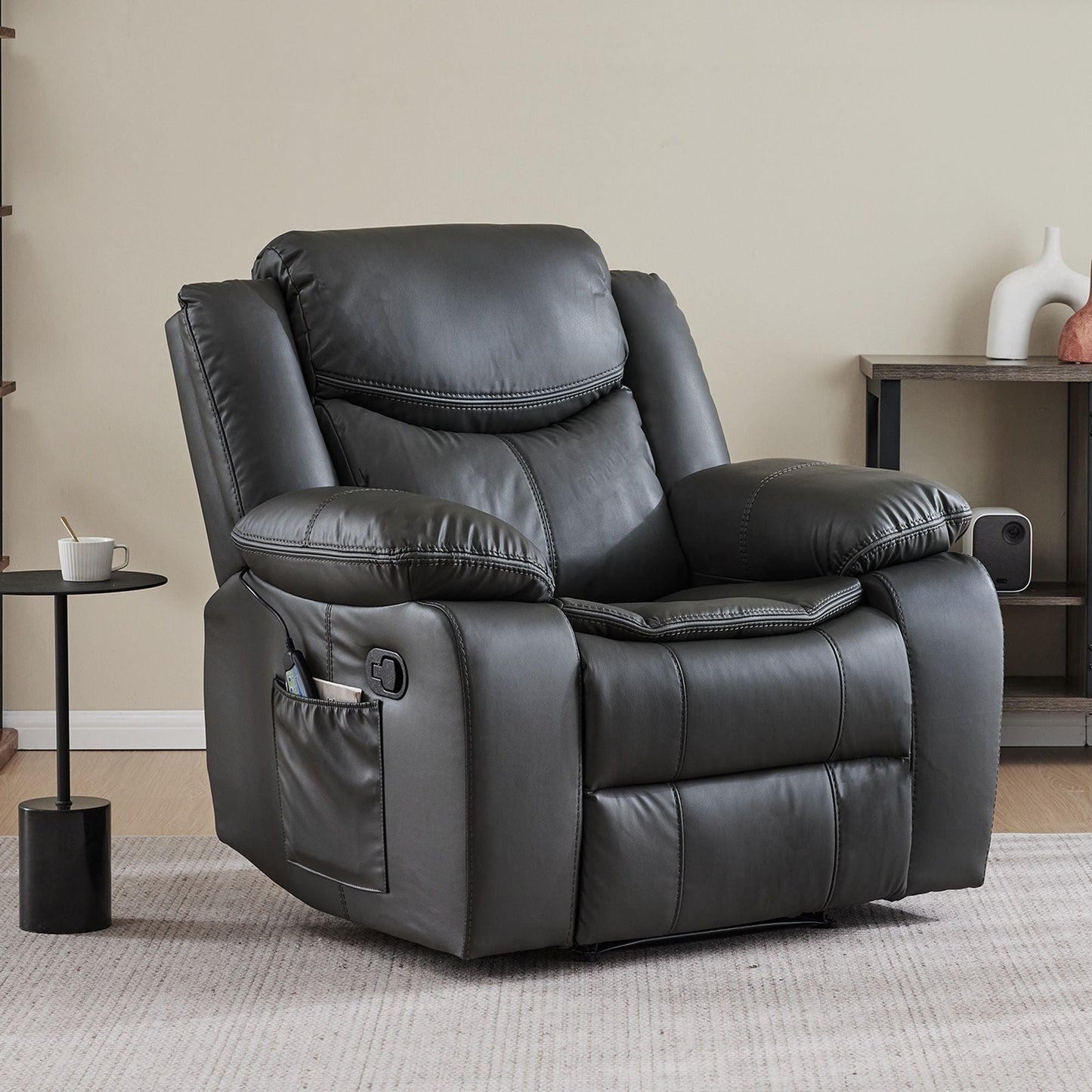 Recliner Chair With Vibration And Heating Home Essentials