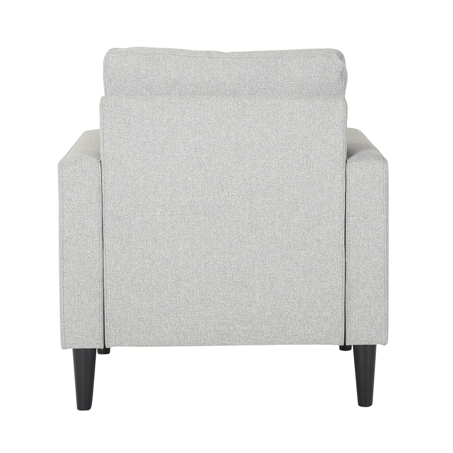 Wendy - Contemporary Arm Chair - Black / Gray Lumi Source