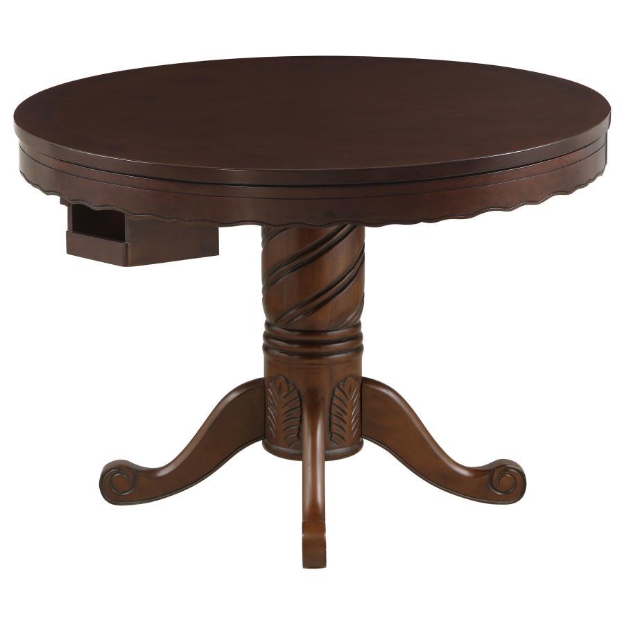 Turk - 5 Piece Dining And Game Table Set - Tobacco CoasterEssence