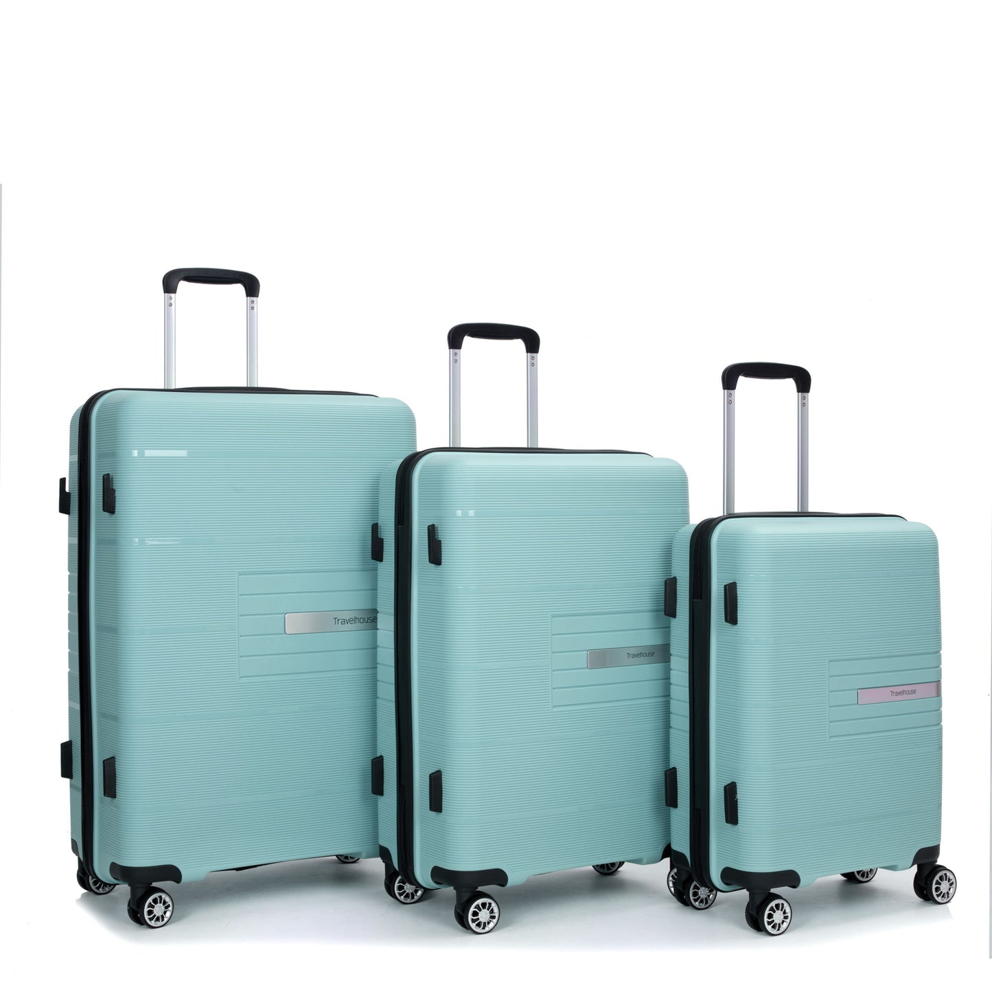 Hardshell Suitcase Double Spinner Wheels Luggage Sets, Lightweight With Tsa Lock, 3 Piece Set Daily Nest