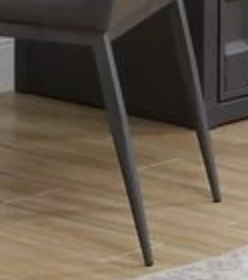 Cargo - Synthetic Leather Chair - Gunmetal Acme