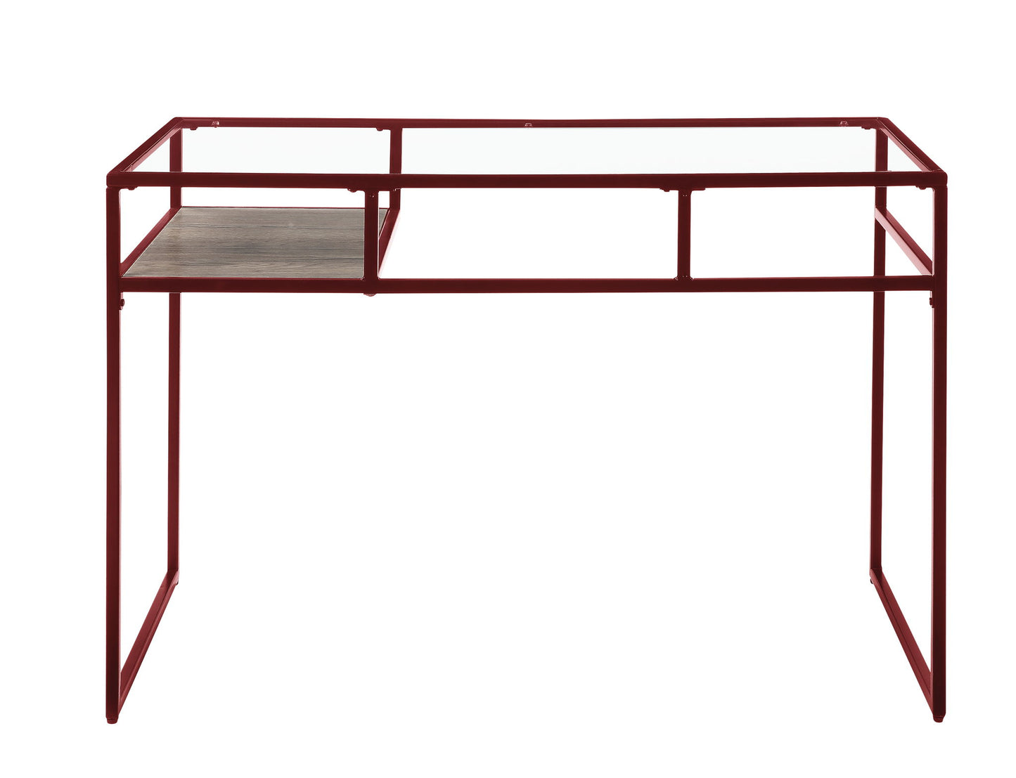 Yasin - Glass Top Writing Desk Acme