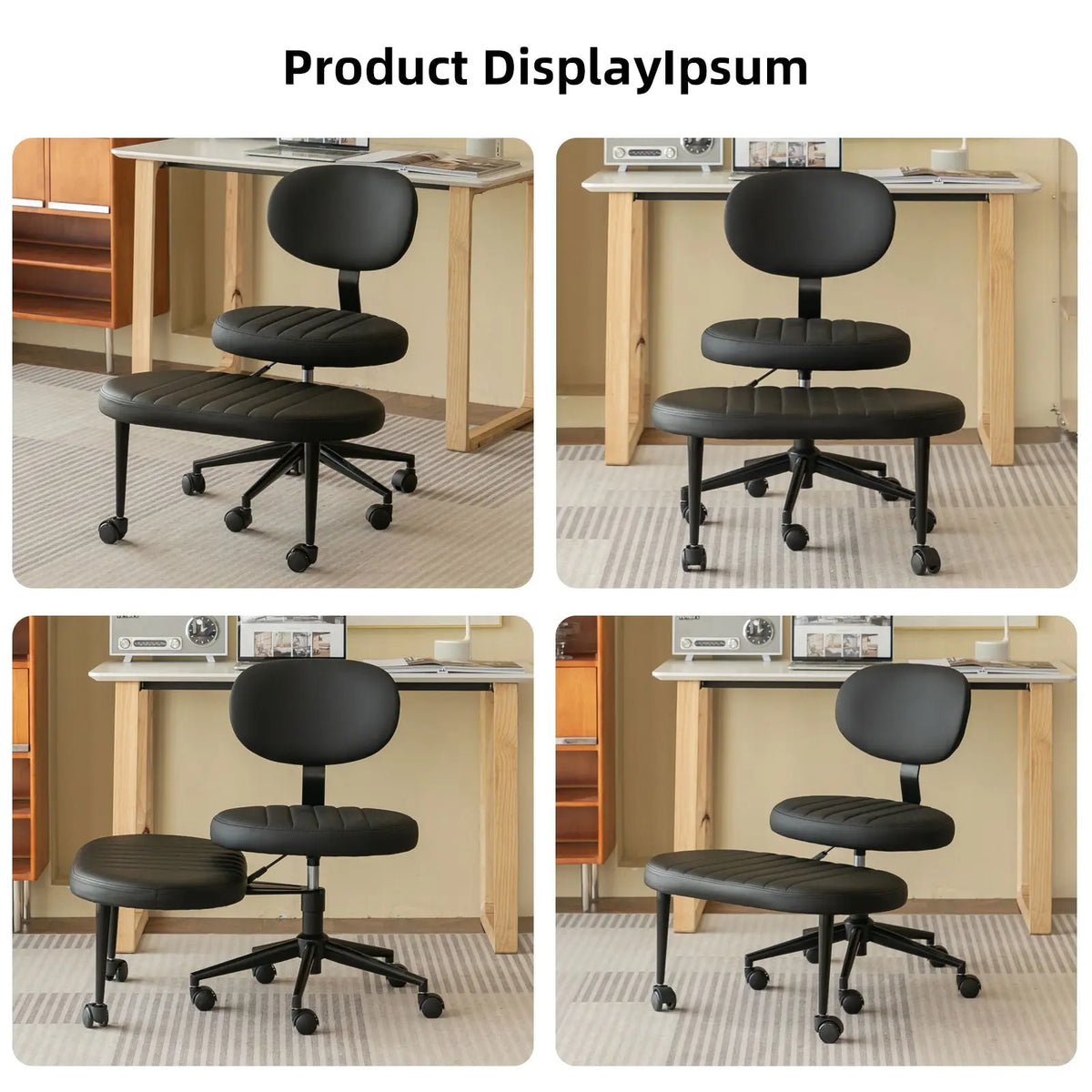 Ergonomic Cross Legged Office Chair With Back Support Home Essentials