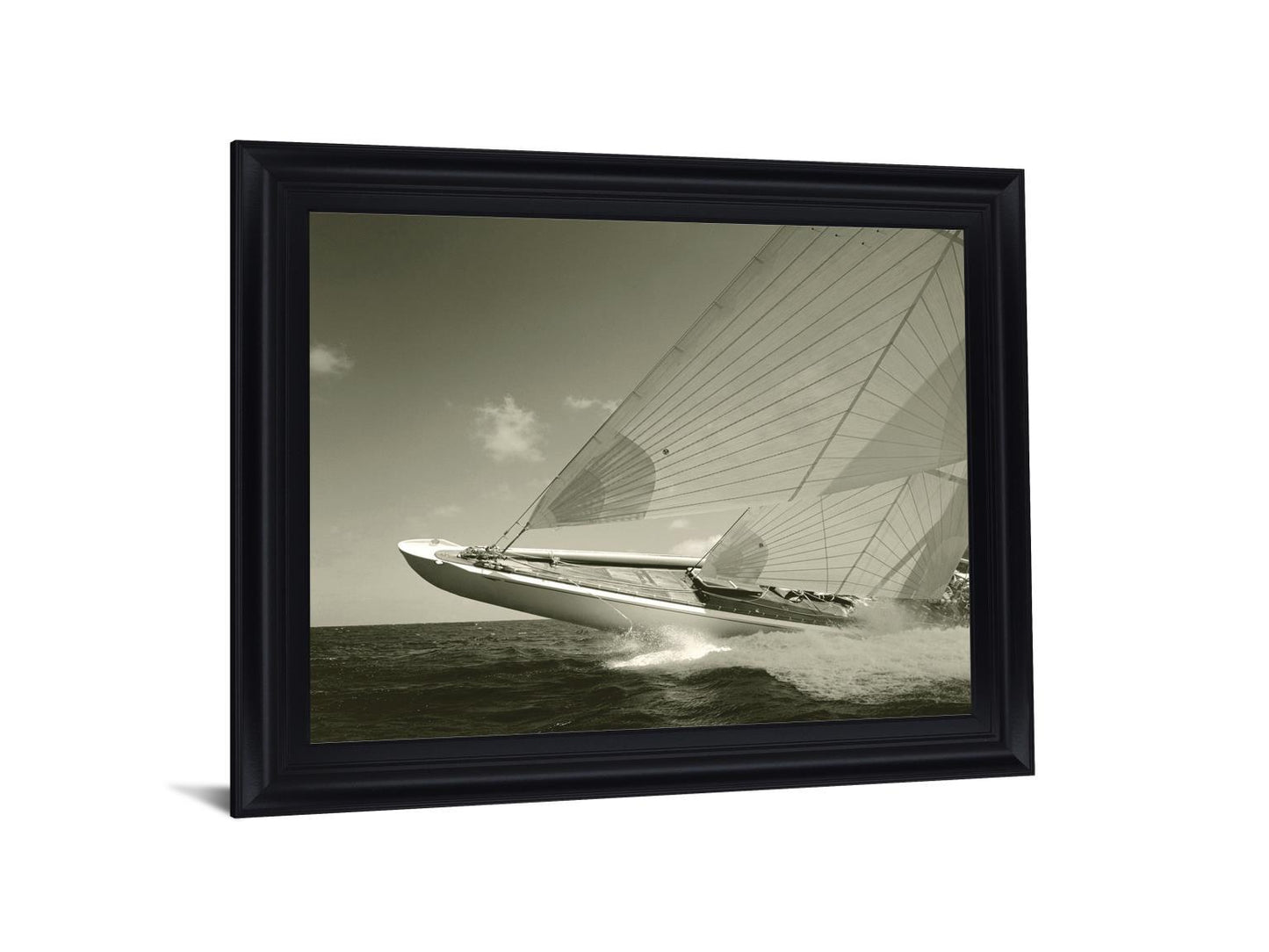 Windborne Racer - 28" x 34" Framed Wall Art Classy Art