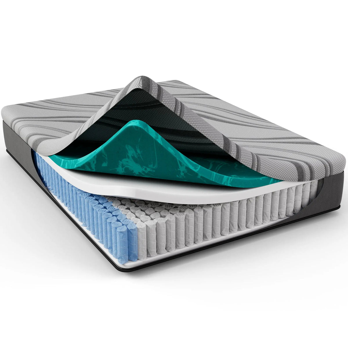 Bib Nl - 12" Pro Gel Hybrid Medium Mattress Daily Nest