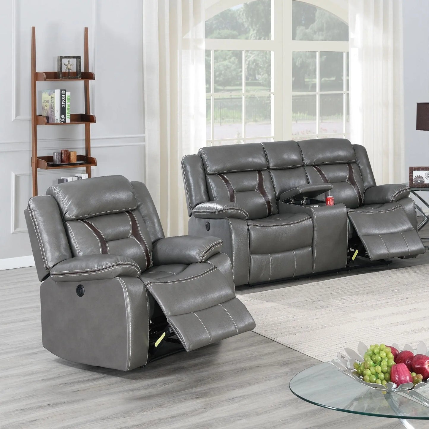 Living Room Set With Pillow Armrest And Tufted Backrest Home Essentials