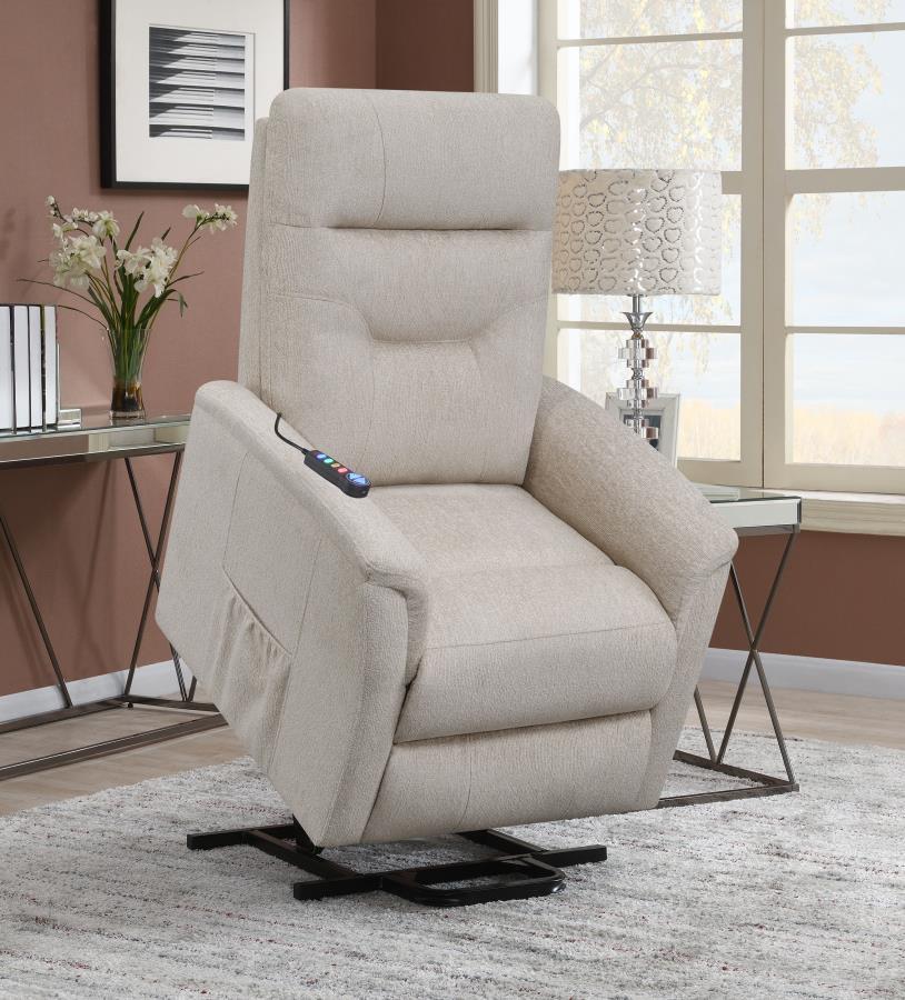 Henrietta - Upholstered Power Lift Massage Chair CoasterEveryday