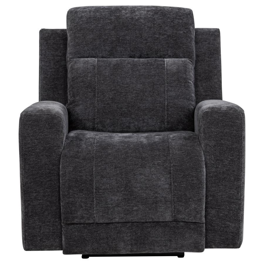 Kennett - Chenille Upholstered Power Recliner Chair Coaster Fine Furniture