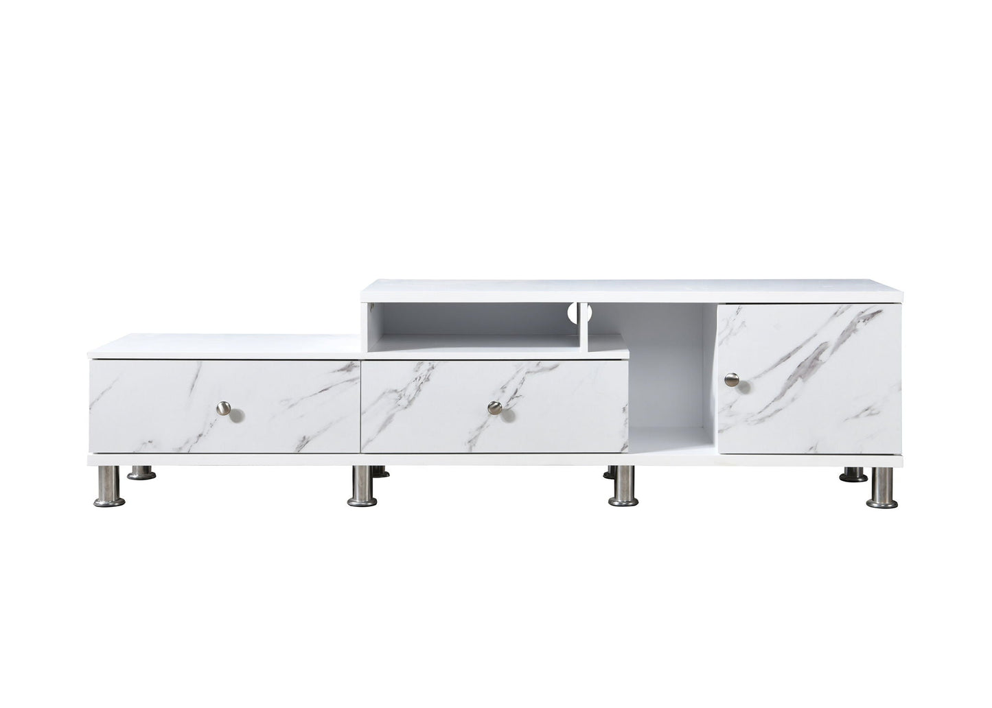Tessa - TV Stand - White Crown Mark