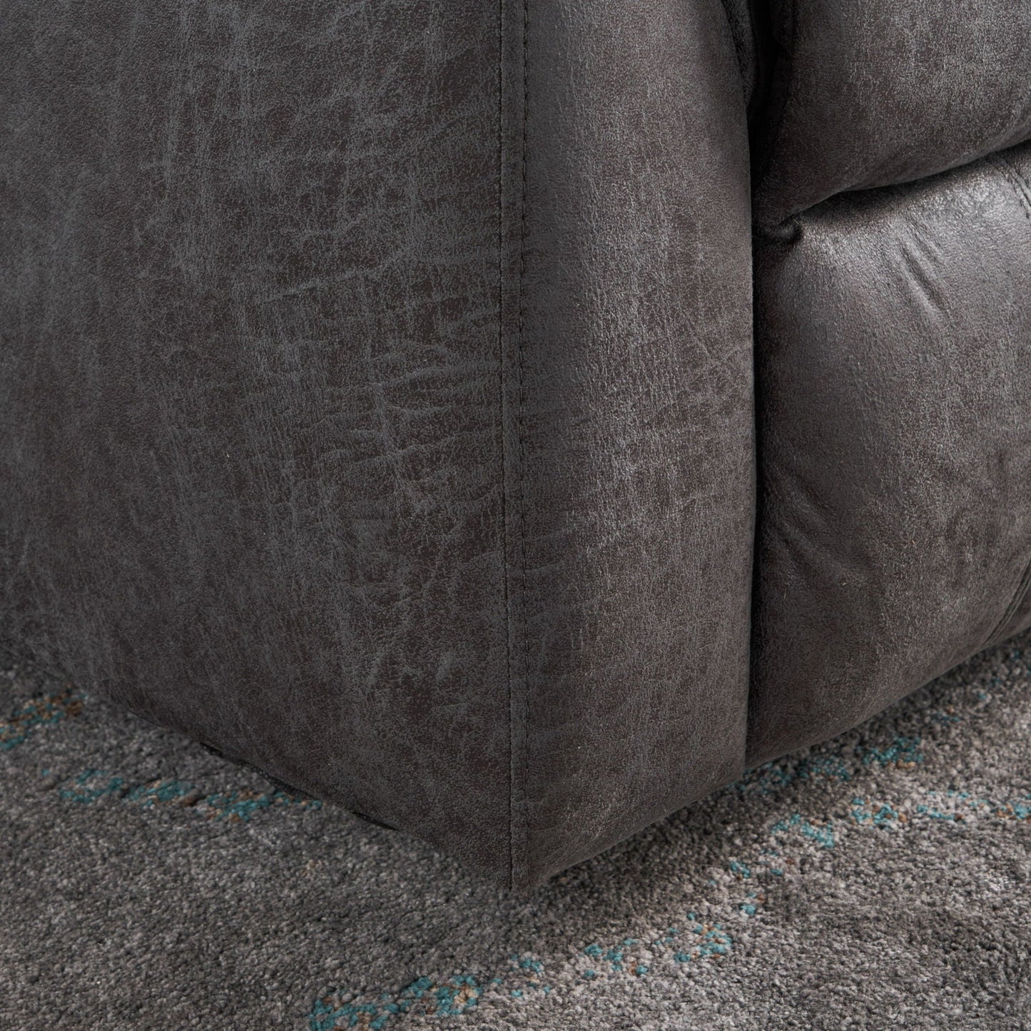 Contemporary Glider Recliner With Swivel Function Noble House