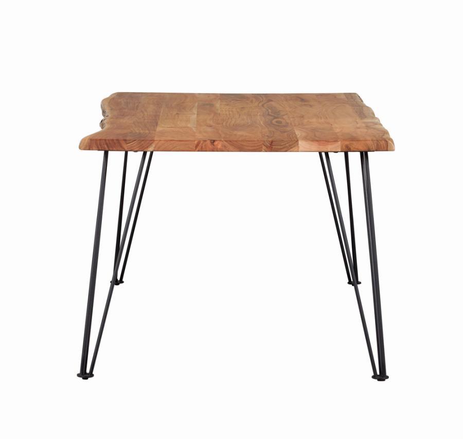 Sherman - Live Edge Dining Table - Natural Acacia CoasterElevations