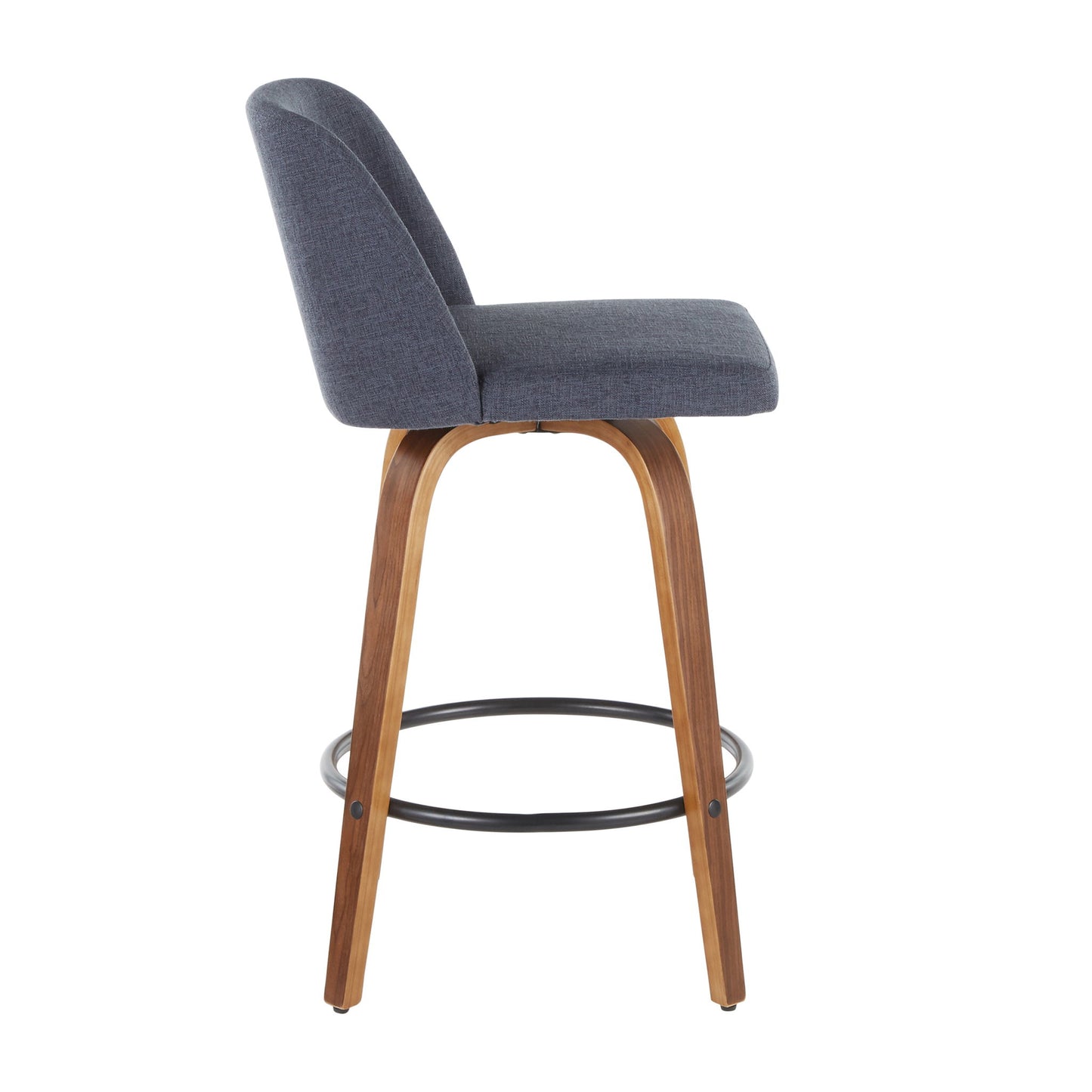 Toriano - Mid Century Modern, Counter Stool (Set of 2) Lumi Source
